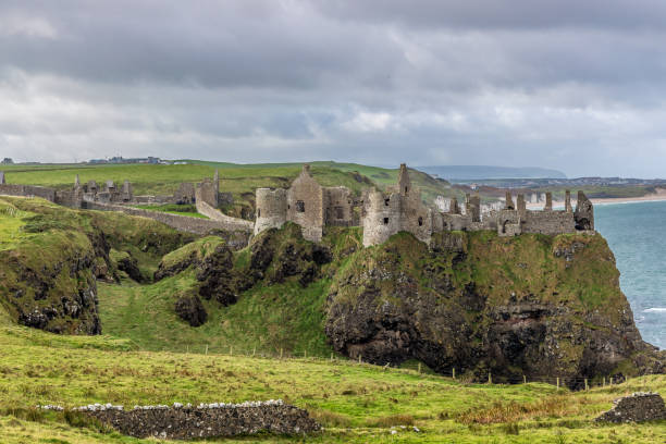 istock Dunluce castle in autumn, Northern Ireland 1217658122