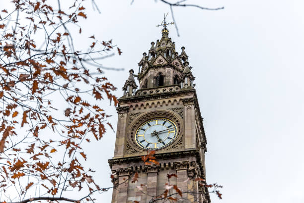 istock Albert memorial clock in Belfast, UK 1217658958