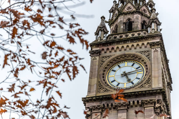 istock Albert memorial clock in Belfast, UK 1217659167