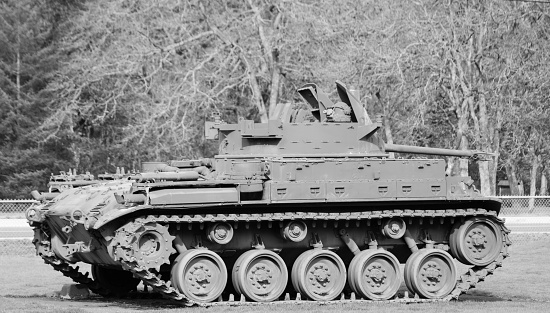 American armored tank