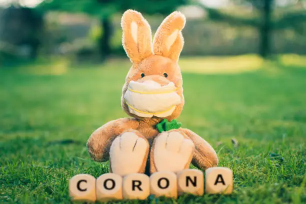 Symbol for Easter celebrations during the corona crisis.