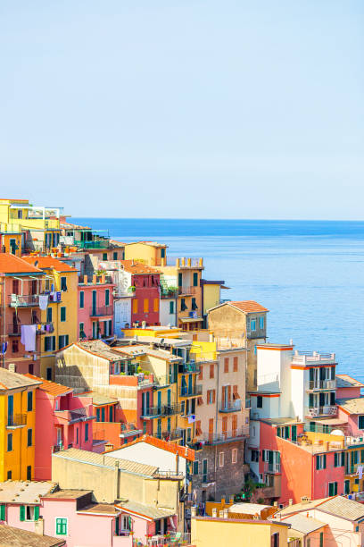 istock Typical houses in small town in Liguria 1217665219