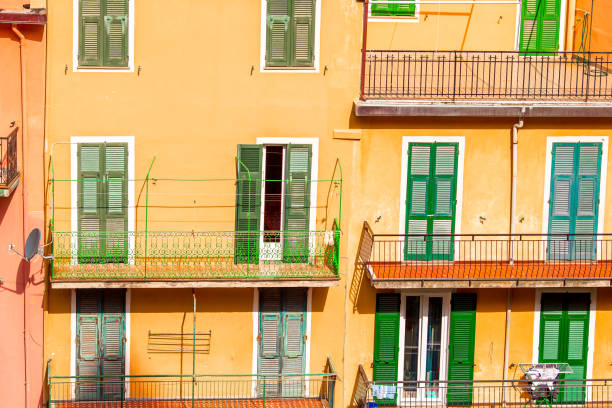 istock Typical houses in small town in Liguria 1217666024