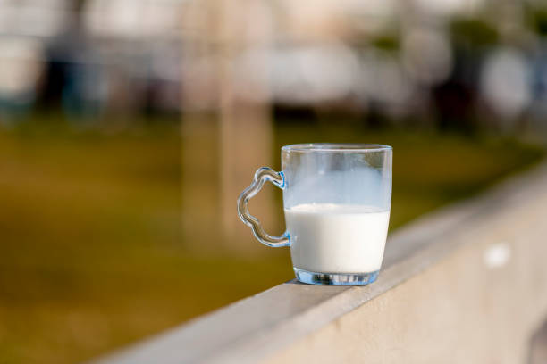 half a glass of milk or buttermilk
