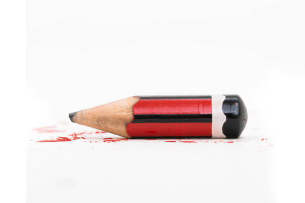 istock Cute shortened and worn out pencil 1217668868