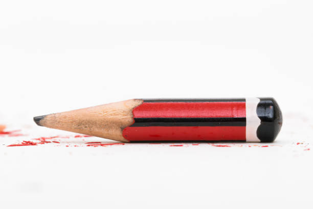 istock Cute shortened and worn out pencil 1217668892
