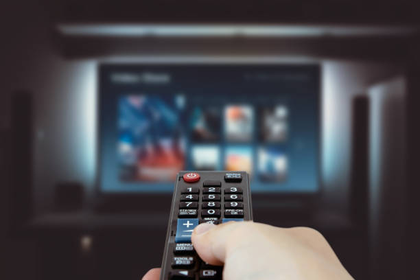 istock VOD service on television. TV streaming concept 1217672338