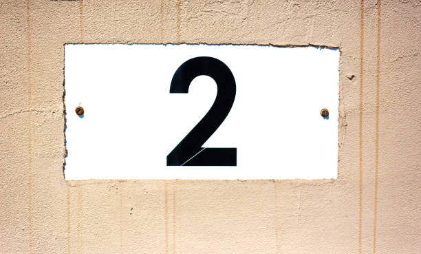 istock Ceramic Number 2 Street Address Tile 1217672791