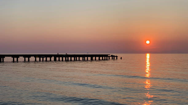 istock Sunset at near pier 1217673032