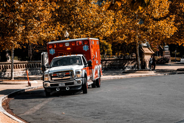 ambulanza a washington d.c. - travel healthcare and medicine emergency services urgency foto e immagini stock