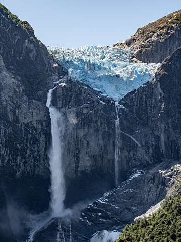 Glaciar Queulat en la Patagonia chilena photo