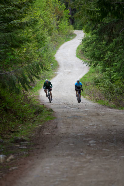 istock Gravel Road Bicycle Riders 1217678862
