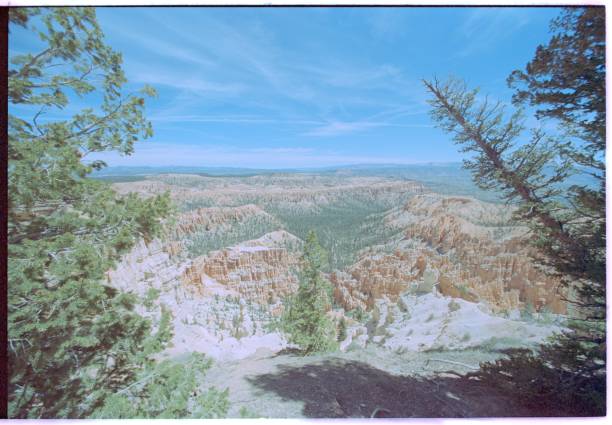 Special landscapes made with film camera in USA