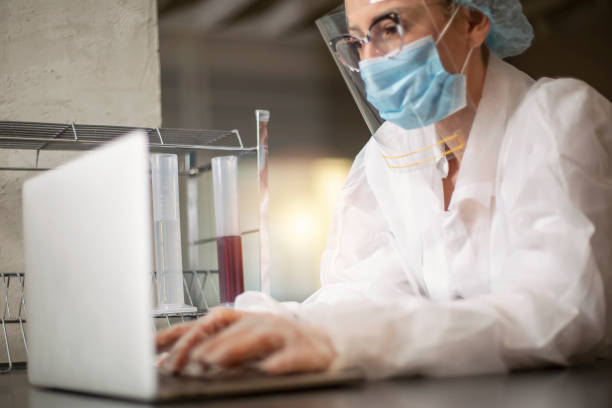 istock Female scientist working on a new experiment 1217680318