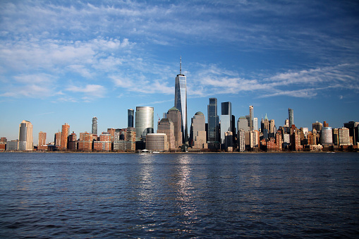 View of Manhattan skyline from New Jersey