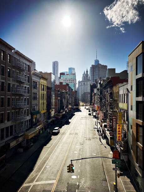istock Empty Streets of Chinatown, New York USA during Quarantine 1217686508