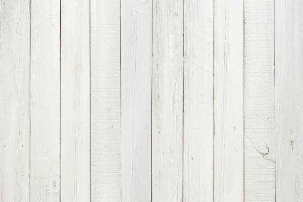 istock white natural wood wall texture and background seamless, Empty surface white wooden for design 1217695718