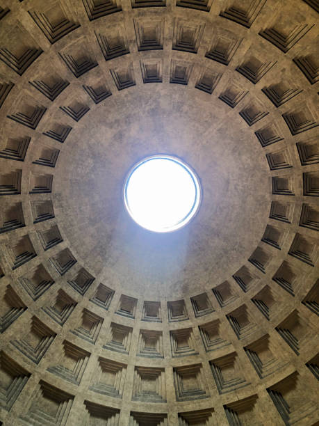 istock Architectural details of the Pantheon dome 1217701113
