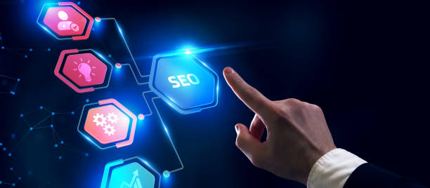 istock Business, Technology, Internet and network concept. SEO Search engine optimization marketing ranking. 1217701291