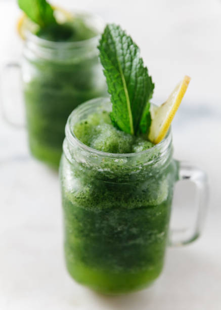 istock Mint lemonade in mason jars 1217703960
