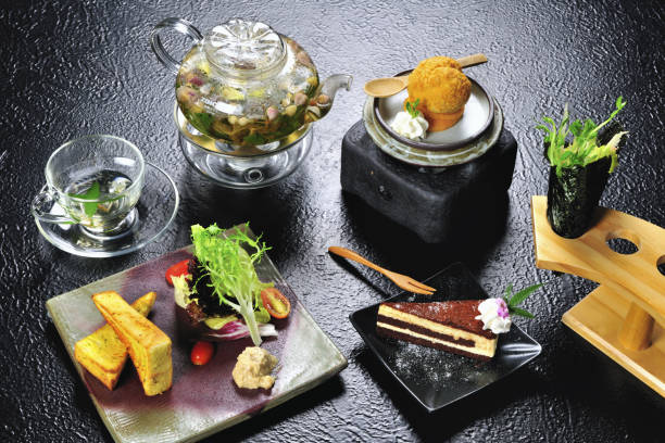 istock cake and flower tea Taiwan 1217708675