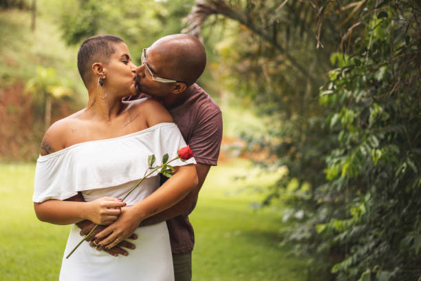 istock Kiss on the mouth 1217708695