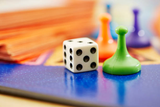 istock Close up Of Board Game Pieces 1217709693