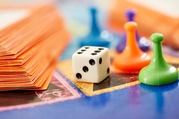 istock Close up Of Board Game Pieces 1217709697