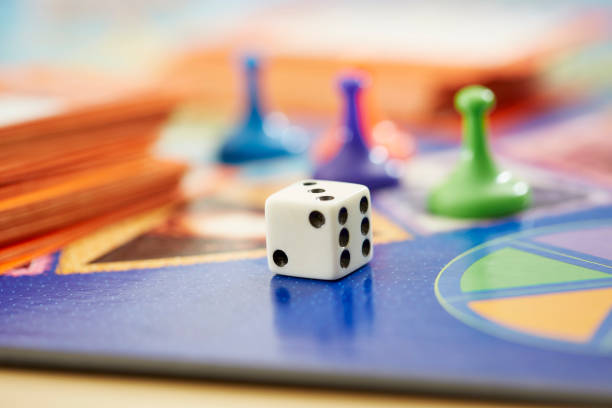 istock Close up Of Board Game Pieces 1217709704