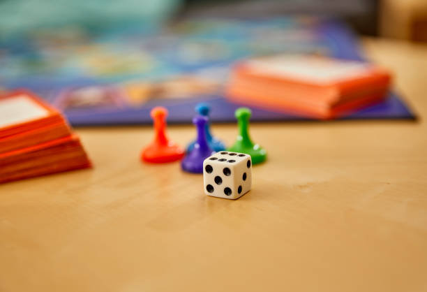 istock Close up Of Board Game Pieces 1217709716