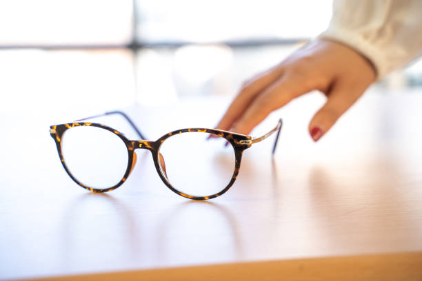 istock Glasses worn by a secretary 1217714019