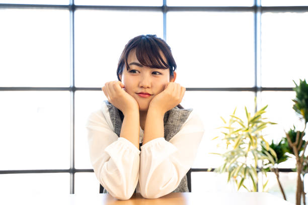istock Female employee taking a break 1217714346