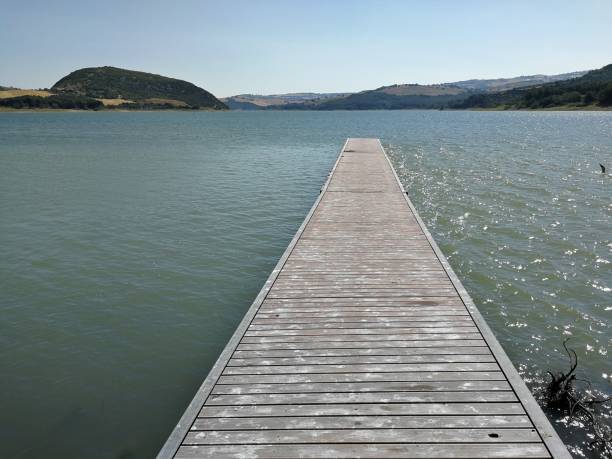 istock Pier at Lake Liscione 1217721798