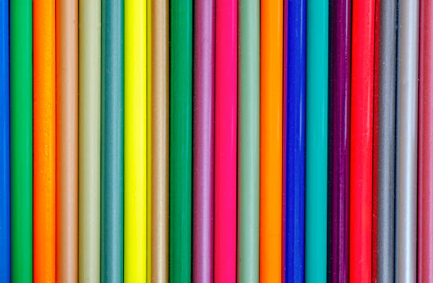 istock Colored pencils. Texture. Background. Office supplies 1217722569