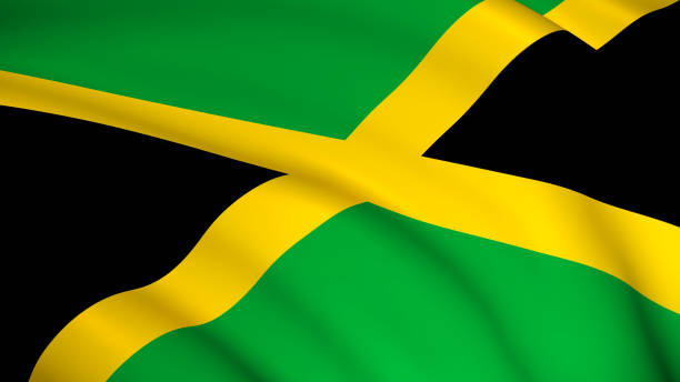 istock Jamaica National Flag (Jamaican flag) 1217727589