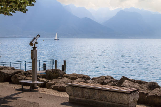 Geneva lake panorama, Switzerland