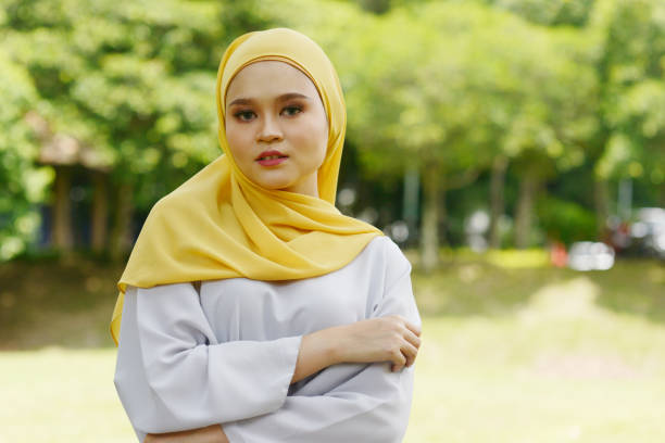 istock Muslim girl portrait 1217731583