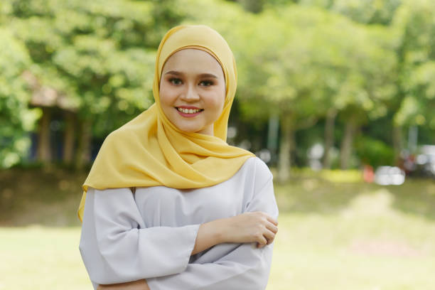 istock Muslim girl portrait 1217731584