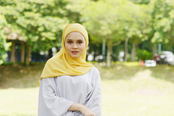 istock Muslim girl portrait 1217731638