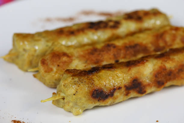 istock grilled chicken skewers 1217731841