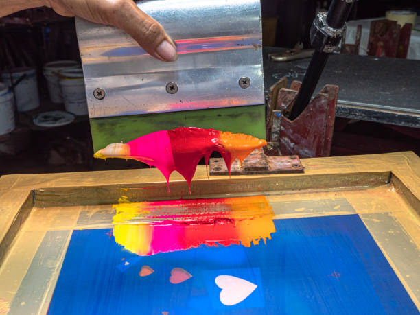 istock blend hot tone color of screen printing ink 1217732984