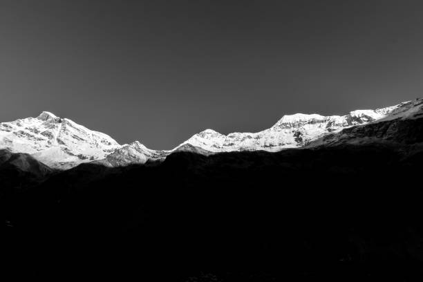 istock Monochrome shot of himalayas 1217734025