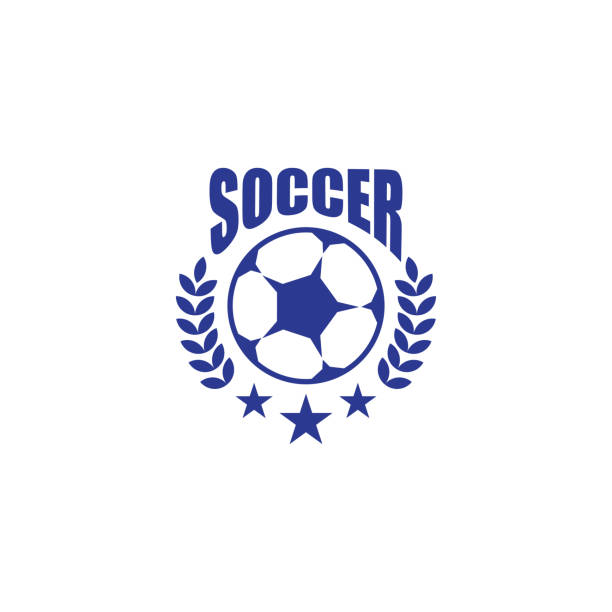ilustraciones, imágenes clip art, dibujos animados e iconos de stock de emblema deportivo americano de fútbol - crear escudos de futbol
