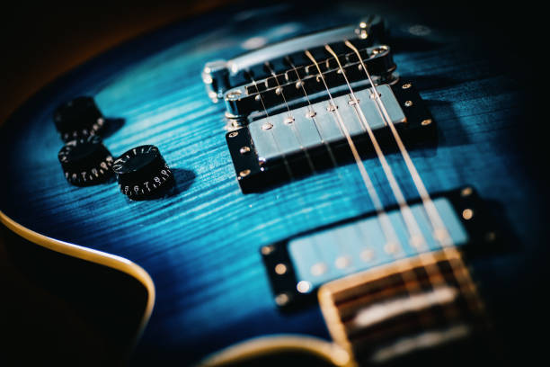 istock Closeup Dirty Body Electric Guitar 1217739913