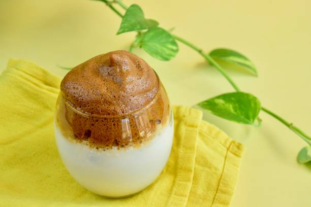 istock Dalgona Coffee. Viral Korean Trend Whipped Coffee Drink 1217740143