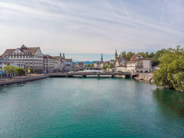 istock View of Zurich in summer day 1217745973