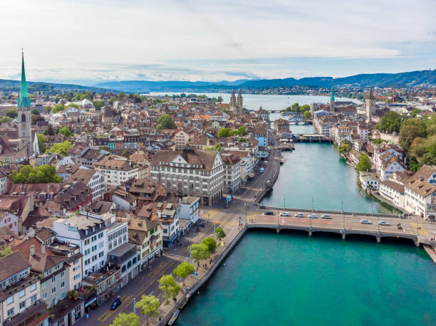 istock View of Zurich in summer day 1217746684