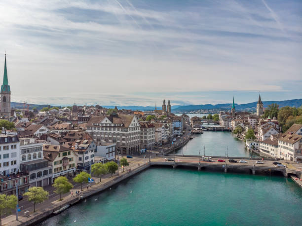 istock View of Zurich in summer day 1217746817