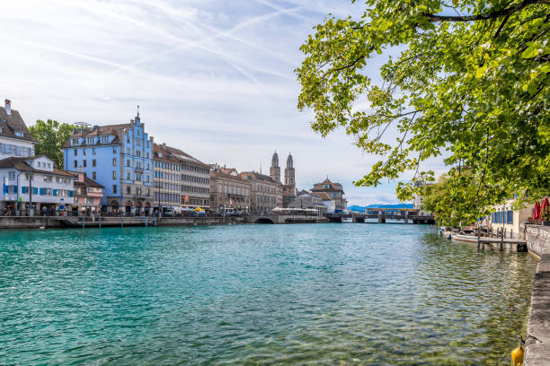 istock View of Zurich in summer day 1217747072