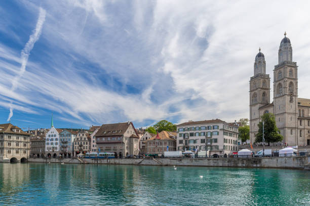 istock View of Zurich in summer day 1217747082